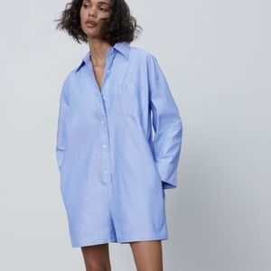 Zara NWT Oversized Romper